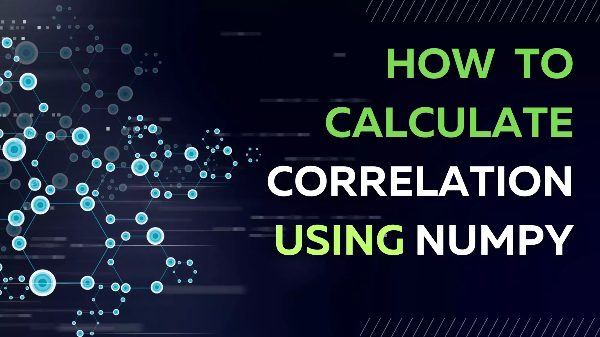 How to Calculate Correlation using NumPy