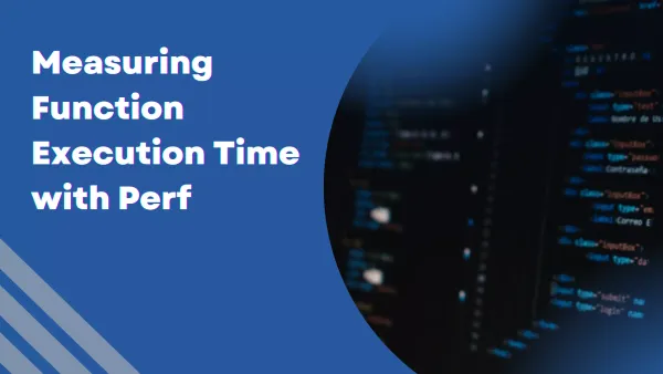 Measuring Function Execution Time with Perf